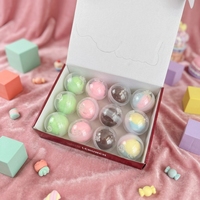 Balle sensorielle anti-stress à pression, sonore et à remontée lente, en forme de bonbon croustillant et moelleux, jouet sensoriel pour enfants, coffret cadeau