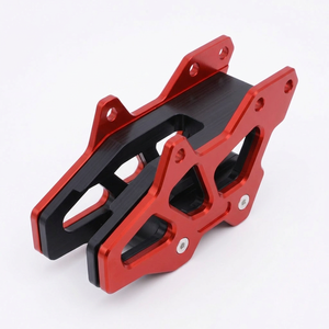 Guide-chaîne CNC anodisé rouge compatible avec les séries <span class=keywords><strong>Honda</strong></span> CR/CRF, pièces de mise à niveau pour protection de chaîne de moto tout-terrain - Product Image 1
