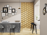 Panneau acoustique moderne en MDF à lattes de bois avec une réduction sonore élevée pour la chambre à coucher, l'école, le bureau, l'hôtel, la décoration intérieure