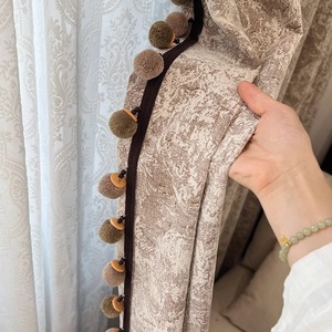 2025 tùy chỉnh Mỹ Retro Rose Manor Red Brown màn rèm cửa & valances cho phòng khách & phòng ngủ - Product Image 6