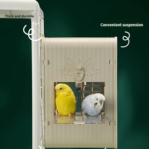 Jaula Moderna Sólida para Cría de Loros, Accesorios Aislados para Colgar Jaulas Pequeñas de Periquitos, Cacatúas, Monjes, Canarios y Agapornis - Product Image 5