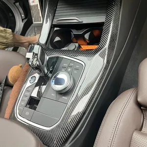 Cubierta de Repuesto para el Control de Volumen de la Consola Central, en Fibra de Carbono Real, Compatible con Accesorios para Automóviles BMW <span class=keywords><strong>X3</strong></span> G01/X4 G02/X3M X4M F97 F98 - Product Image 5