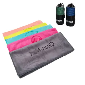 Soft Sports Sweat Gym Fitness Towel 400GSM Microfiber Towel With Custom Logo