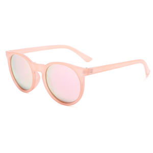 Gafas de sol unisex con montura redonda, protección UV400 de PC negra para viajes al sol y conjuntos de moda - Product Image 5