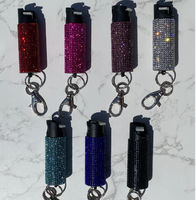 Nouvel Arrivage – Collection de Porte-clés de Défense Personnelle en Strass Solides avec Vaporisateur, Jusqu'à 3 Mètres, Flacon de Parfum, Spray de Défense Personnelle pour Femmes
