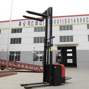 Apilador de paletas eléctrico de Servicio Ligero de 1000kg con estructura estable y elevación suave para apilador eléctrico de almacén pequeño - Product Image 1