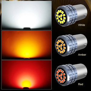 1156 BA15S BAU15S P21W PY21W BAY15D lampadina LED 1157 <span class=keywords><strong>P21</strong></span> <span class=keywords><strong>5W</strong></span> R5W 15SMD 2016 indicatore di direzione per auto luce di retromarcia 12V bianco 6000K - Product Image 6