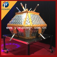 GMG-234 Roue Métallique Professionnelle pour Illusions Scéniques, Équipement de Spectacle, Accessoire de Magie en Promotion