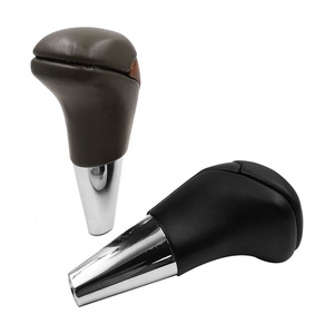 Car <b>Gear</b> <b>Knob</b> Leather Wood Grain Ergonomic For Toyota Land Cruiser Automatic Transmission Shifter - Product Image 2