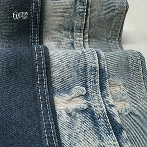 Tissu en <span class=keywords><strong>denim</strong></span> de coton épais SIXCOTTON 14,8 oz, sergé indigo 190 cm, tissé pour vestes, jeans, vêtements de travail, Tela <span class=keywords><strong>Denim</strong></span> Pesada Algodon - Product Image 1