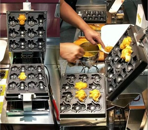Máquina Automática para Hacer Pasteles Coreanos Pequeños de Crema de Leche, Moshi Manju, con Forma de Pez, Delimanjoo, Taiyaki, Manjoo - Product Image 6