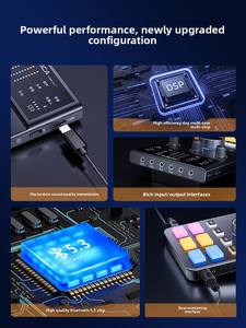 COMICA C1 Carte <span class=keywords><strong>son</strong></span> pour téléphone portable et ordinateur, idéale pour le chant, le streaming en direct, le karaoké, les animateurs, l'extérieur, nouveau modèle 2023, multi-canaux - Product Image 4