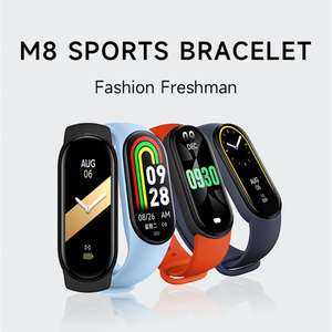 Pulsera Inteligente M8, Reloj Inteligente para Mujer y <span class=keywords><strong>Hombre</strong></span>, Monitor de Presión Arterial, Reloj Deportivo para <span class=keywords><strong>Xiaomi</strong></span> Android, Nuevo - Product Image 2