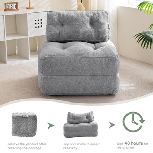 Modular <b>Sofa</b> Bed Square Foam Filling No-Wrinkle Treatment Living Room Lounge Chair - Product Image 1