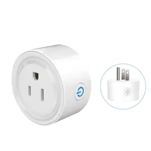 Enchufe Inteligente WIFI Tuya Smart Socket US Mini Smart Plug Toma Peru With Alexa Google Home Enchufe Inteligente