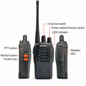 Baofeng Bf 888S barato gratis Radio Ht Walkie-talkie tienda en línea de largo alcance transmisor de intercomunicación Ham UHF Radio adulto Walkie Talkie - Product Image 2