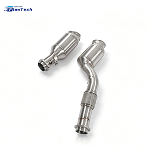 Tubería de Escape de Acero Inoxidable 304 para BMW M3 M4 F80 F82 F83 S55 3.0T, Mejora de Rendimiento, Curvado con Mandril, Euro 5, 200 Celdas - Product Image 3