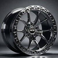 Jantes forgées Beadlock chromées VS5RS 18 19 20 21 22 5x120 5x114.3 Concaves profondes Monobloc en alliage pour BMW M3 M4 Mustang