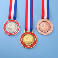 Médailles personnalisables en bronze/laiton poli, en cuivre pur, moulage sous pression UV, pour compétitions sportives, remises de diplômes, Nouvel An, UV