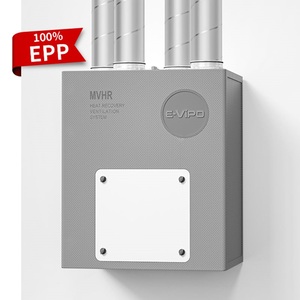 Système de ventilation d'air frais ERV, échangeur d'enthalpie MVHR, économie d'énergie, télécommande, application intelligente WiFi, récupérateur mural - Product Image 1
