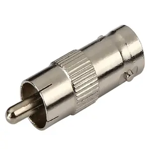 Bnc Vrouwelijke Jack Naar Rca Male Plug Adapter Rechte Connector