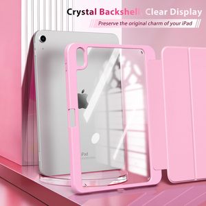 Coque de protection fine à trois volets avec support, anti-jaunissement, coque arrière transparente pour iPad A16 11 pouces 2025 10e génération 10.9 Air 11 - Product Image 4