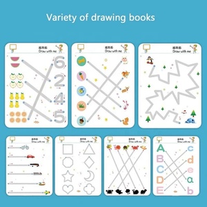 New <strong>Magical</strong> <strong>Tracing</strong> Workbook Set Pen Control Training Kindergarten Erasable Focus Training Exercises Puzzle Early Education Toys - Product Image 4