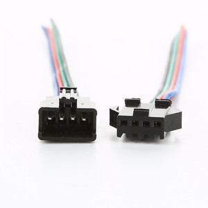 JST SM <span class=keywords><strong>3</strong></span>-Pin LED-Licht Stecker Buchse Elektrischer Draht Crimpanschluss Verkabelungsadapter - Product Image 4