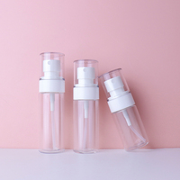 Mini vaporisateur de brouillard d'eau en plastique PET de 30 ml 50ml écologique pour cosmétiques