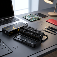 Juego de Destornilladores de Precisión Magnéticos, Mini Kit de Herramientas de Reparación, Cromo Vanadio, Manual, para Gafas y Computadoras