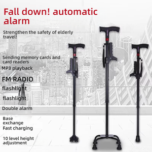 Gran oferta, bastones de pie de alta calidad cuádruple de cuatro patas, bastones ortopédicos para antebrazo, muleta para adultos - Product Image 4