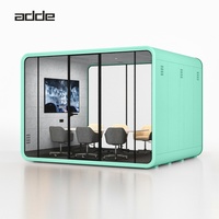Cabine de bureau insonorisée moderne à montage rapide, cabine acoustique portable, cabine de réunion privée, cabine téléphonique silencieuse pour immeuble de bureaux