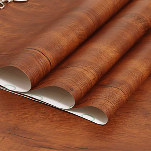 ورق ديكور ذاتي اللصق بنقش خشبي للأثاث، ملصق زخرفي ملون للأثاث، رائج البيع - Product Image 3