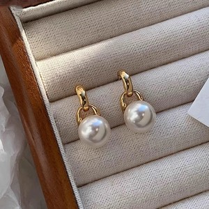 ต่างหูเงินแท้ S925 รุ่น 22177DIY ประดับมุก พร้อมลูกปัดขนาด 10-11 มม. แบบกลวง สำหรับใส่ต่างหูแบบติดกาว  แฟชั่นเครื่องประดับ DIY - Product Image 1