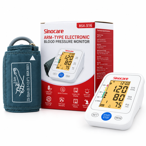 <span class=keywords><strong>Sinocare</strong></span> BSX-516 Blutdruckmessgerät für Zwei Benutzer mit 99 Speicherplätzen und WHO-Indikator für den Heimgebrauch - Product Image 1
