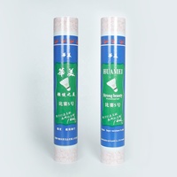 Volant de badminton en plumes d'oie blanches de haute qualité, modèle Huamei n°5, le plus durable, fabriqué à l'usine d'Anhui, pour la compétition amateur.