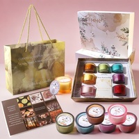 Coffret cadeau de bougies parfumées à l'aromathérapie naturelle, très vendu, pour la maison, l'hôtel, les toilettes, le bureau