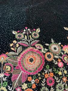 Tela de Terciopelo 9000 con Diseño de Flores Daman, Nueva, Tela de Alta Calidad, Superventas - Product Image 2