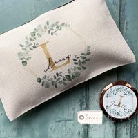 Vente en gros de sacs à cosmétiques simples avec logo personnalisé bricolage étuis à crayons en toile de coton avec fermeture éclair pour le stockage des filles