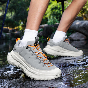 <span class=keywords><strong>Zapatillas</strong></span> de <span class=keywords><strong>Trail</strong></span> Running Unisex Estilo Montaña, Duraderas, Transpirables, con Malla Elástica y Amortiguación, para Deportes al Aire Libre, Económicas - Product Image 3