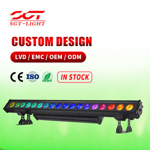 Luz de Escenario 18x12W RGBW 6en1, Luz Lineal de Píxeles, Control DMX, Proyector LED Decorativo para Interiores, Fondo de Boda - Product Image 1