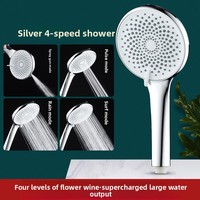 Ensemble de pommeau de douche pluie chauffe-eau unique pour salle de bain à domicile pressurisé pour appartement ou hôtel pour cuisine, salle de sport et toilettes