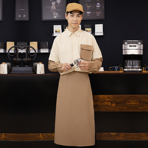 Uniforme d'hiver pour personnel d'hôtel et de restaurant 25333-34, tenue de service de restauration à manches longues pour l'équipe de café, vêtements de travail professionnels quotidiens - Product Image 5