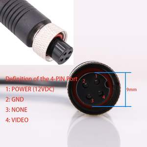 Caméra de camion/voiture Joinlgo OEM 1080P NTSC/PAL AHD, lumières IR SMD pour la vision nocturne. Boîtier entièrement métallique, non étanche, pour DVR mobile (intérieur) - Product Image 4