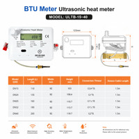 Compteur de chaleur ultrasonique DN15-DN40 pour la mesure du refroidissement et du chauffage NB-IoT LoRaWAN M-BUS RS485
