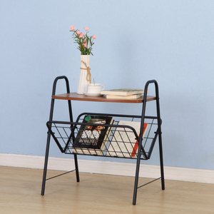 Tollerabile italiano 2 livelli Rack Nordic moderno tavolino in legno, Mdf in legno tavolino - Product Image 6