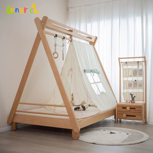 <span class=keywords><strong>Letto</strong></span> per Bambini dal Nuovo Design in Legno con Struttura a Casetta Stile <span class=keywords><strong>Montessori</strong></span> - Product Image 4