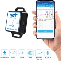 Capteur de vibration et d'inclinaison sans fil 9 axes BWT901CL MEMS Gyro MPU9250 avec interface USB-C BLE et précision supérieure