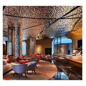 कम कीमत 1.5 मिमी मोटी 4X8 20 गेज गोल्डन वॉटर नालीदार मिरर स्टेनलेस स्टील शीट प्लेट - Product Image 2