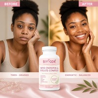 Capsules de Myo-Inositol et Folate en Complexe, Formule 7 en 1, Marque Privée OEM, Fabricant Personnalisé Nigéria